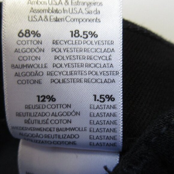 NWT Mother Stash Swooner in Lasting Impression Black Stretch Skinny Jeans 27 - Picture 7 of 9